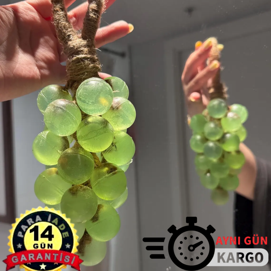 El Yapımı Üzüm Salkımı Sabun – Doğal, Kokulu, Dekoratif Banyo Sabunu