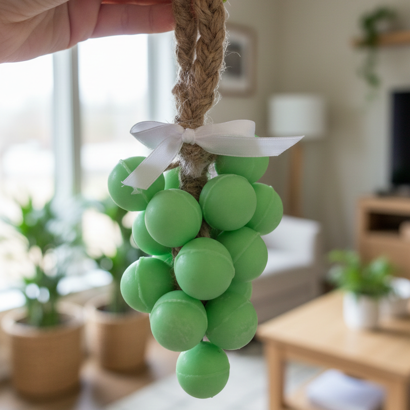 El Yapımı Üzüm Salkımı Sabun – Doğal, Kokulu, Dekoratif Banyo Sabunu