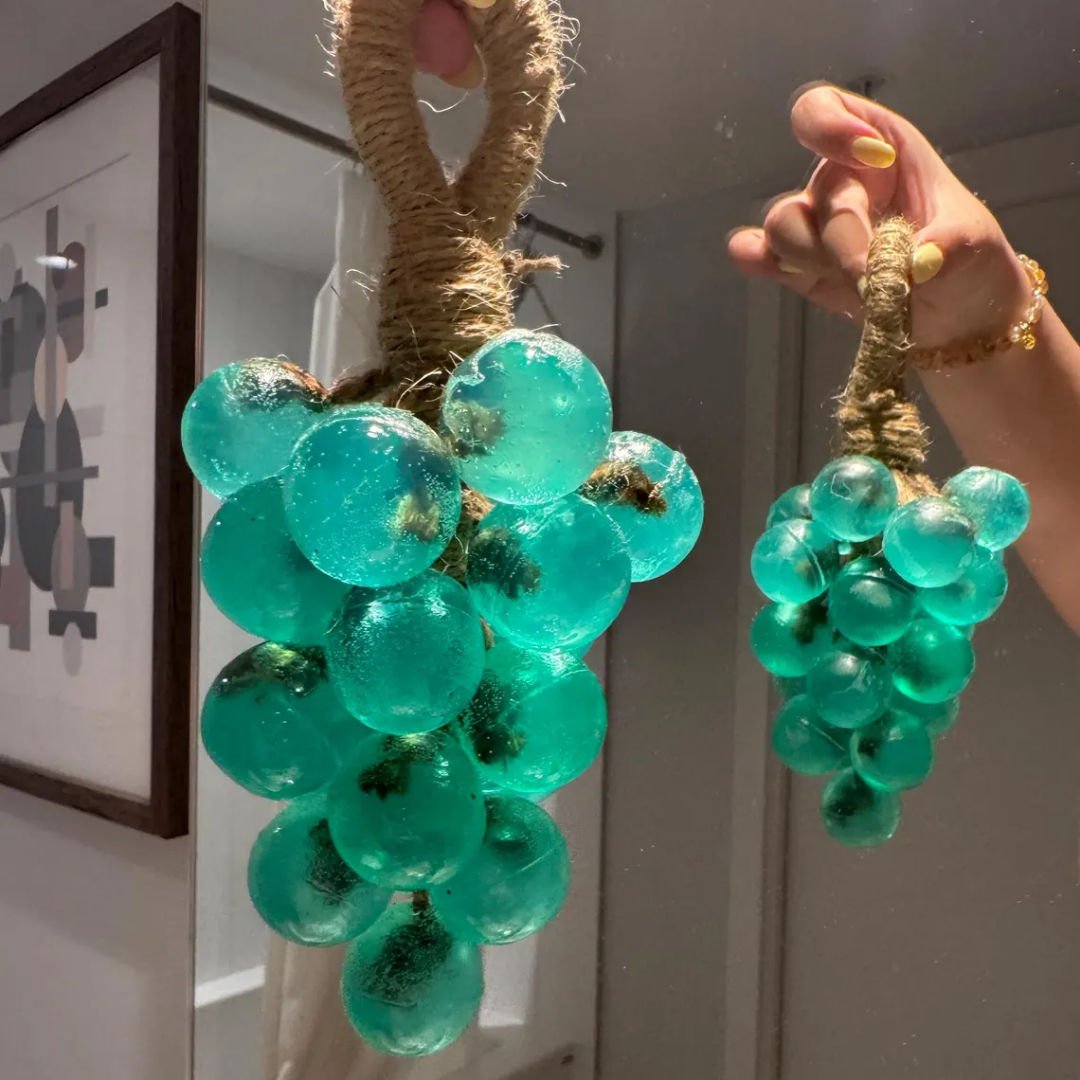 El Yapımı Üzüm Salkımı Sabun – Doğal, Kokulu, Dekoratif Banyo Sabunu