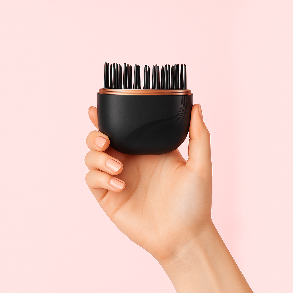 Glammini Isıtmalı İpeksi Saç Düzleştirici Tarak: Kırık Uçları Önler, Parlaklık Verir