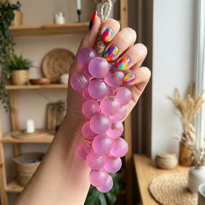 El Yapımı Üzüm Salkımı Sabun – Doğal, Kokulu, Dekoratif Banyo Sabunu