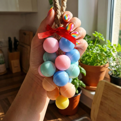 El Yapımı Üzüm Salkımı Sabun – Doğal, Kokulu, Dekoratif Banyo Sabunu