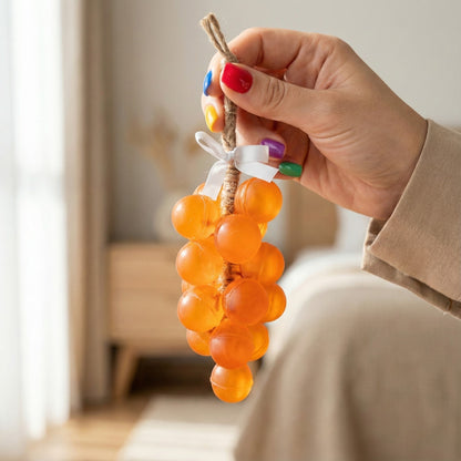 El Yapımı Üzüm Salkımı Sabun – Doğal, Kokulu, Dekoratif Banyo Sabunu